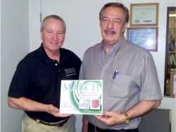 Congratulations to Ken (right) from Airco Supply  - Our March Winner